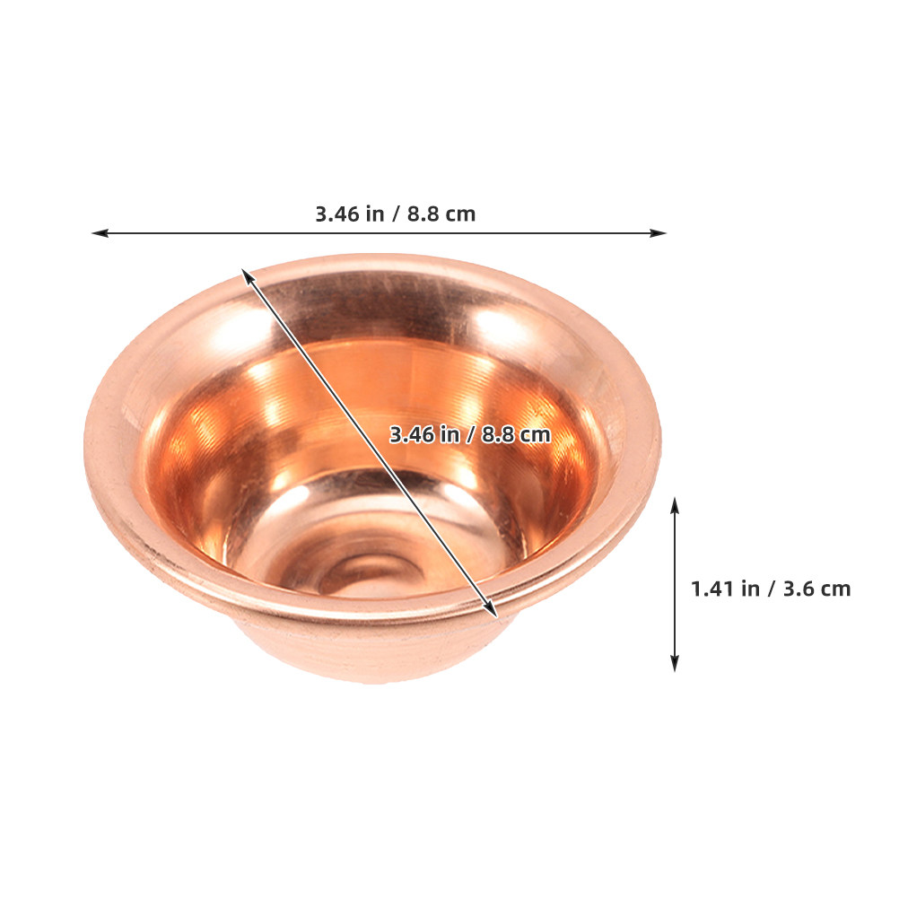 7Pcs Copper Offering Bowl Set  - Incense Holder recension och pris
